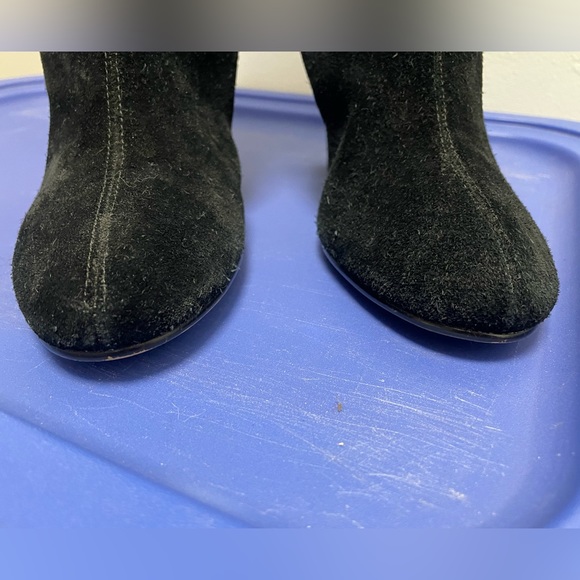 MRKT Tall Boots Women Size 8 Suede Snake Print Hallie Knee High Pull-on - Picture 6 of 11